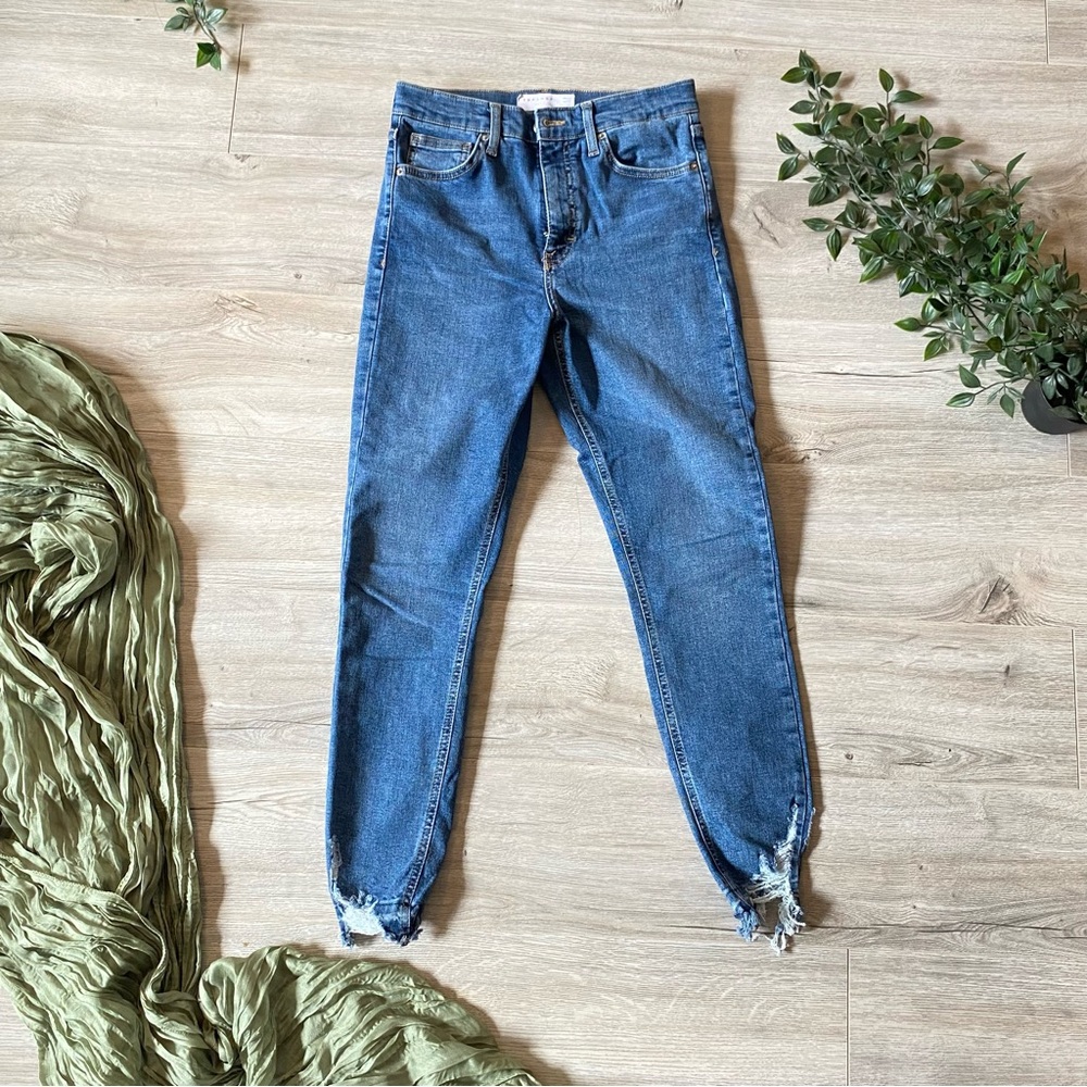 Blue TOPSHOP Jamie jeans - skinny high-waisted